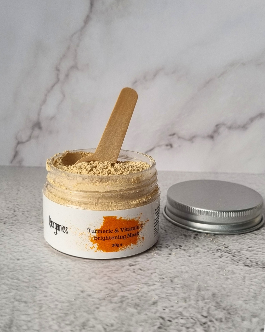 Korganics Turmeric and Vitamin C brightening mask - 30g