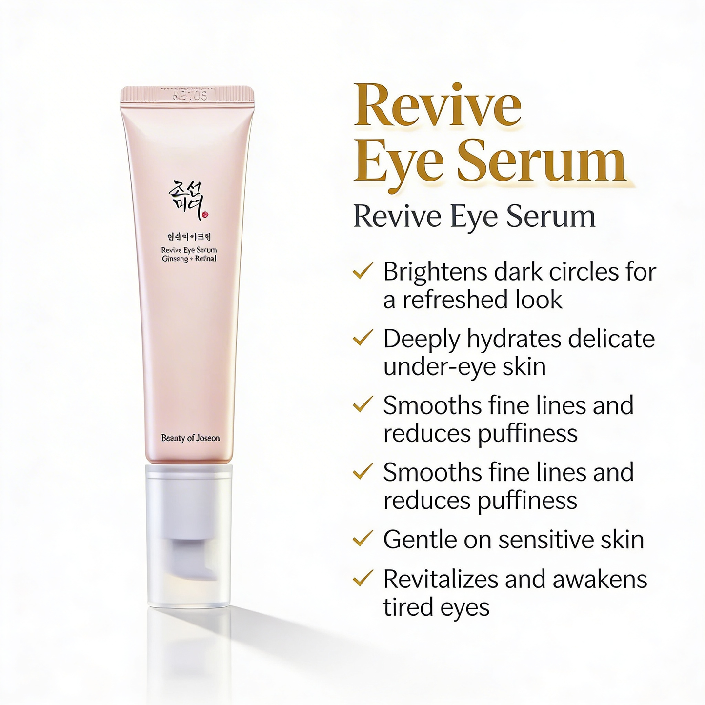 Beauty of Joseon – Revive Eye Serum: Ginseng + Retinal, 30ml – 1 fl.oz