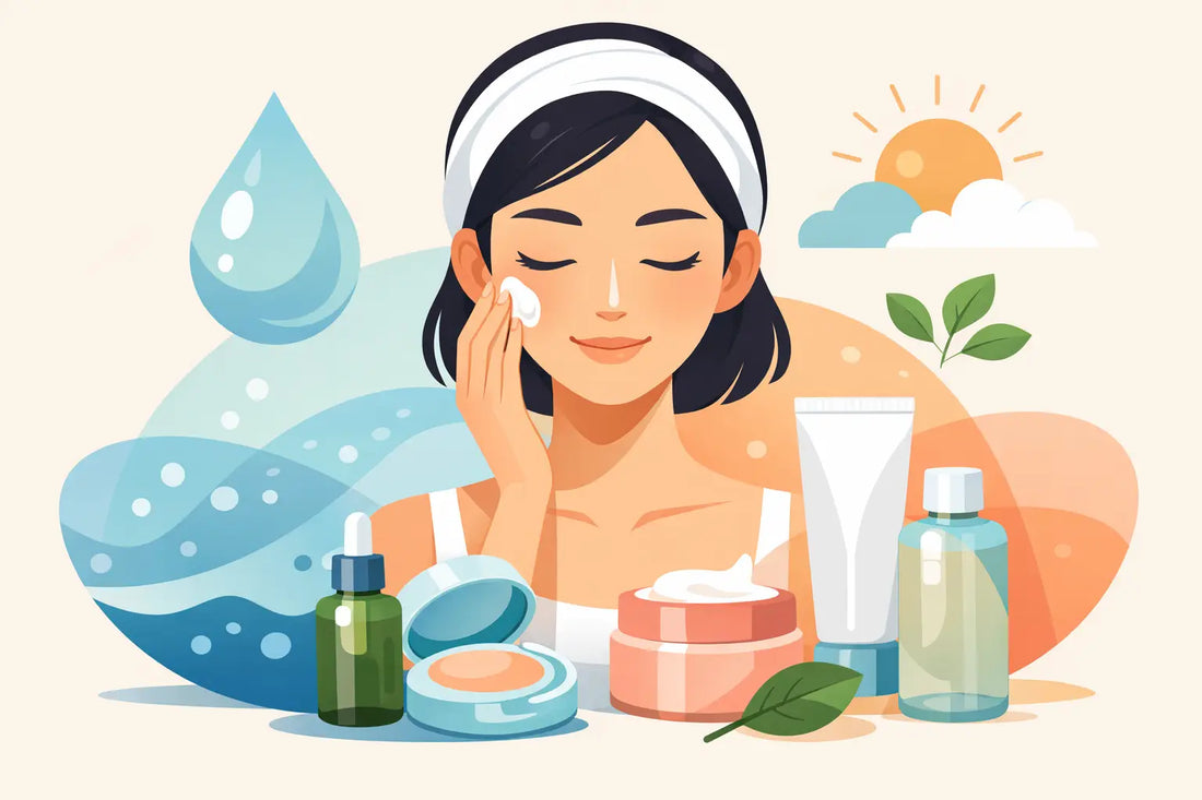 K beauty routine for combination skin that works