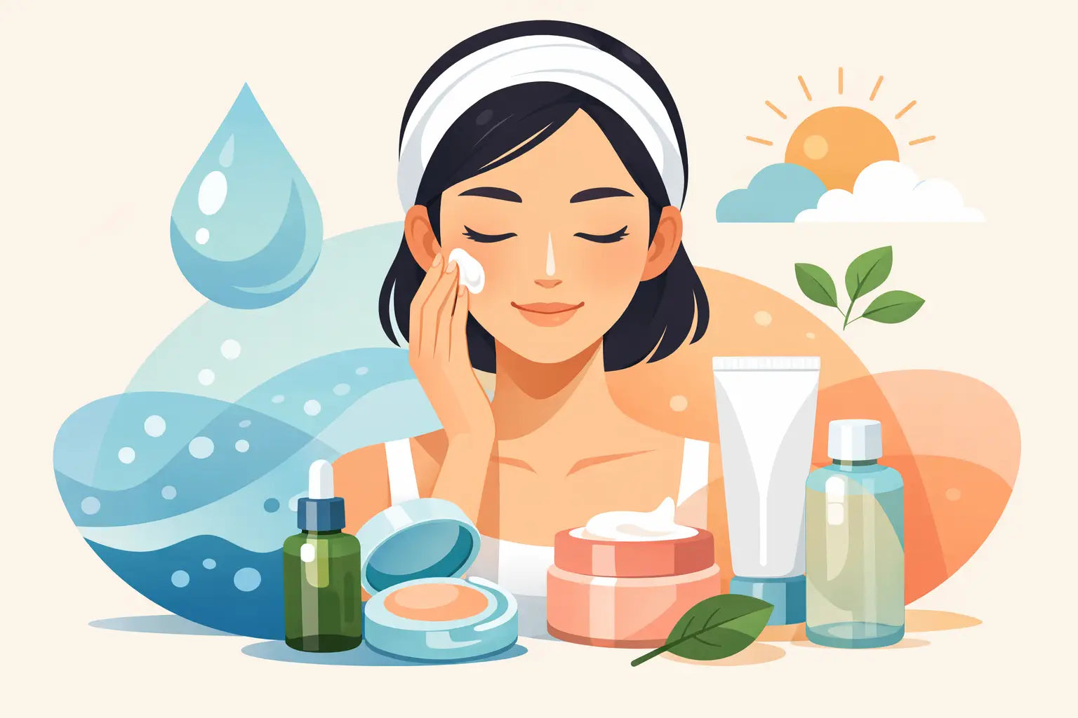 K beauty routine for combination skin that works