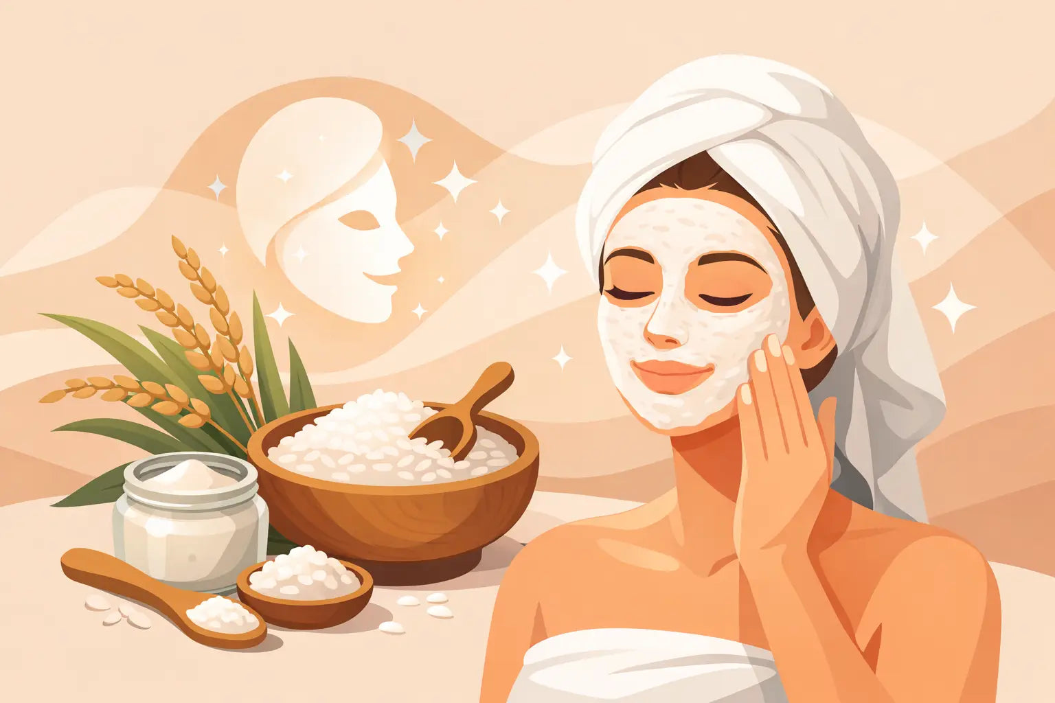 Rice Mask for Dull Skin That Looks Brighter