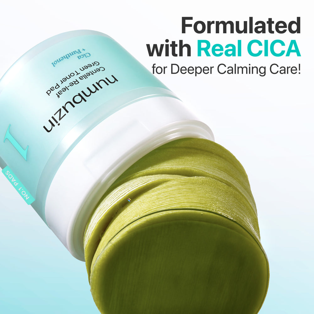 Numbuzin – No.1 Centella Re-Leaf Green Toner Pad- 190ml/ 70 pads
