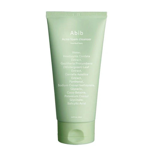 Abib – Acne Foam Cleanser Heartleaf Foam