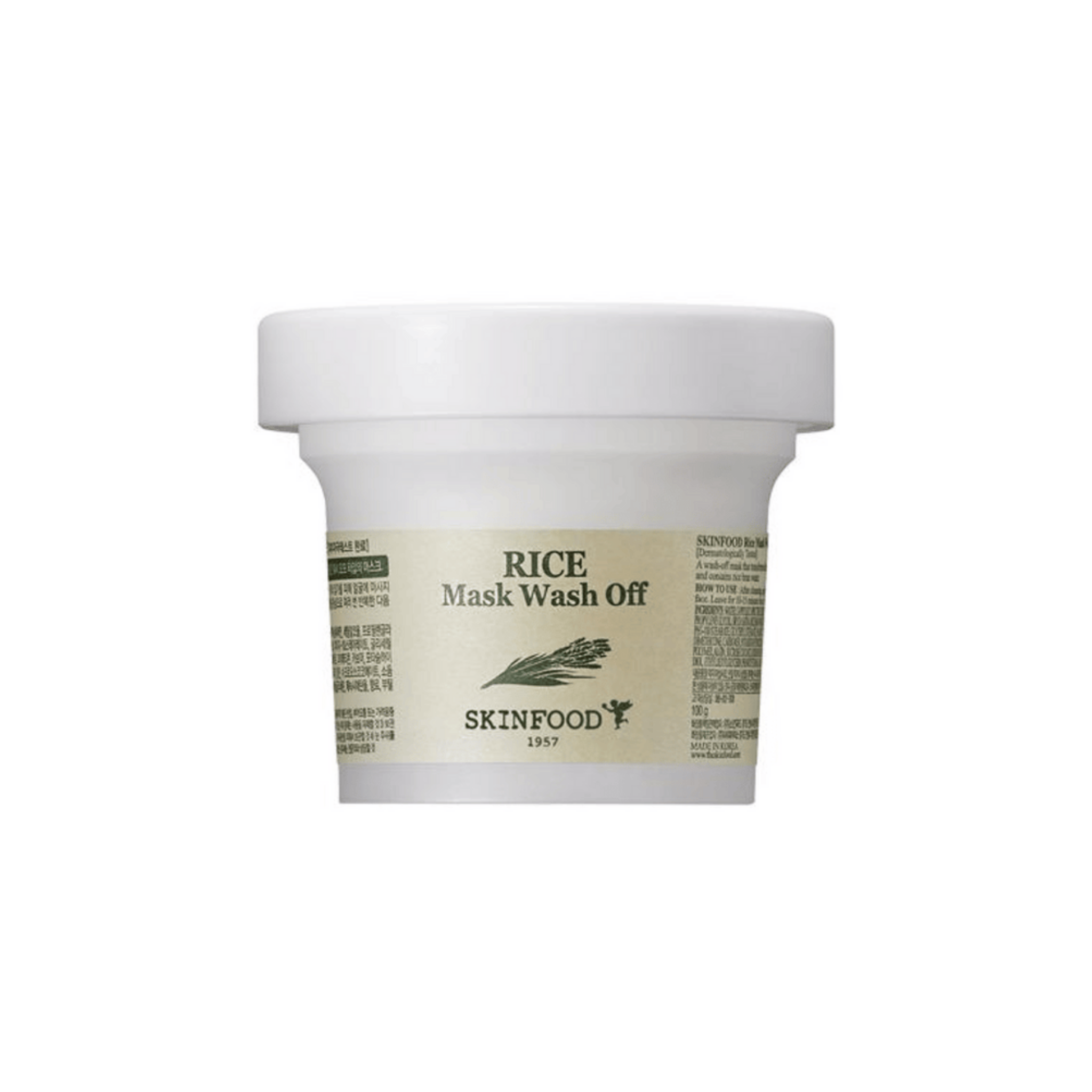 SKINFOOD Rice Wash-Off Face Mask – Brightening & Smoothing - 120g