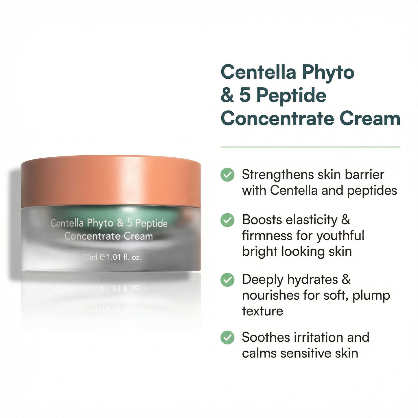 Haruharu Wonder – Centella Phyto & 5 Peptide Concentrate Cream -30ml