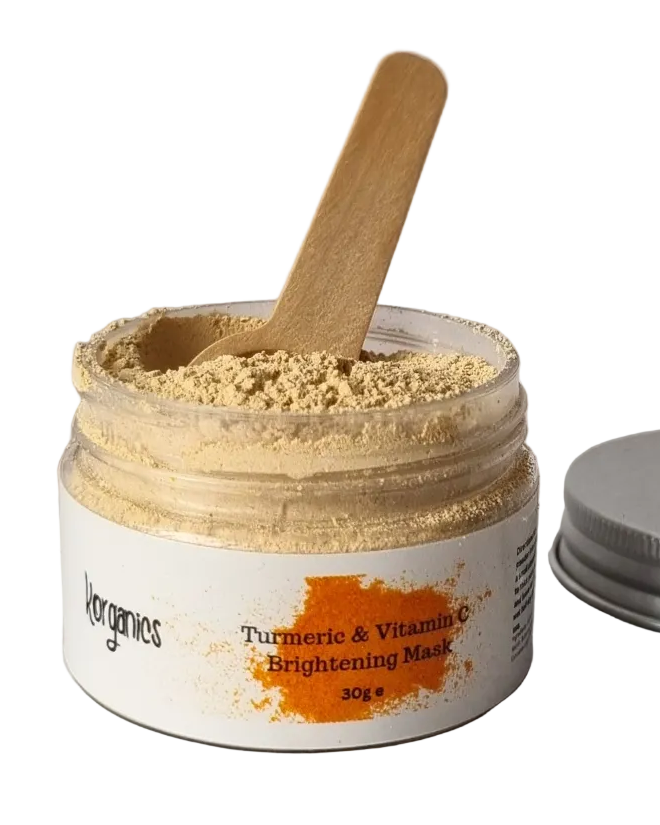 Korganics Turmeric and Vitamin C brightening mask - 30g